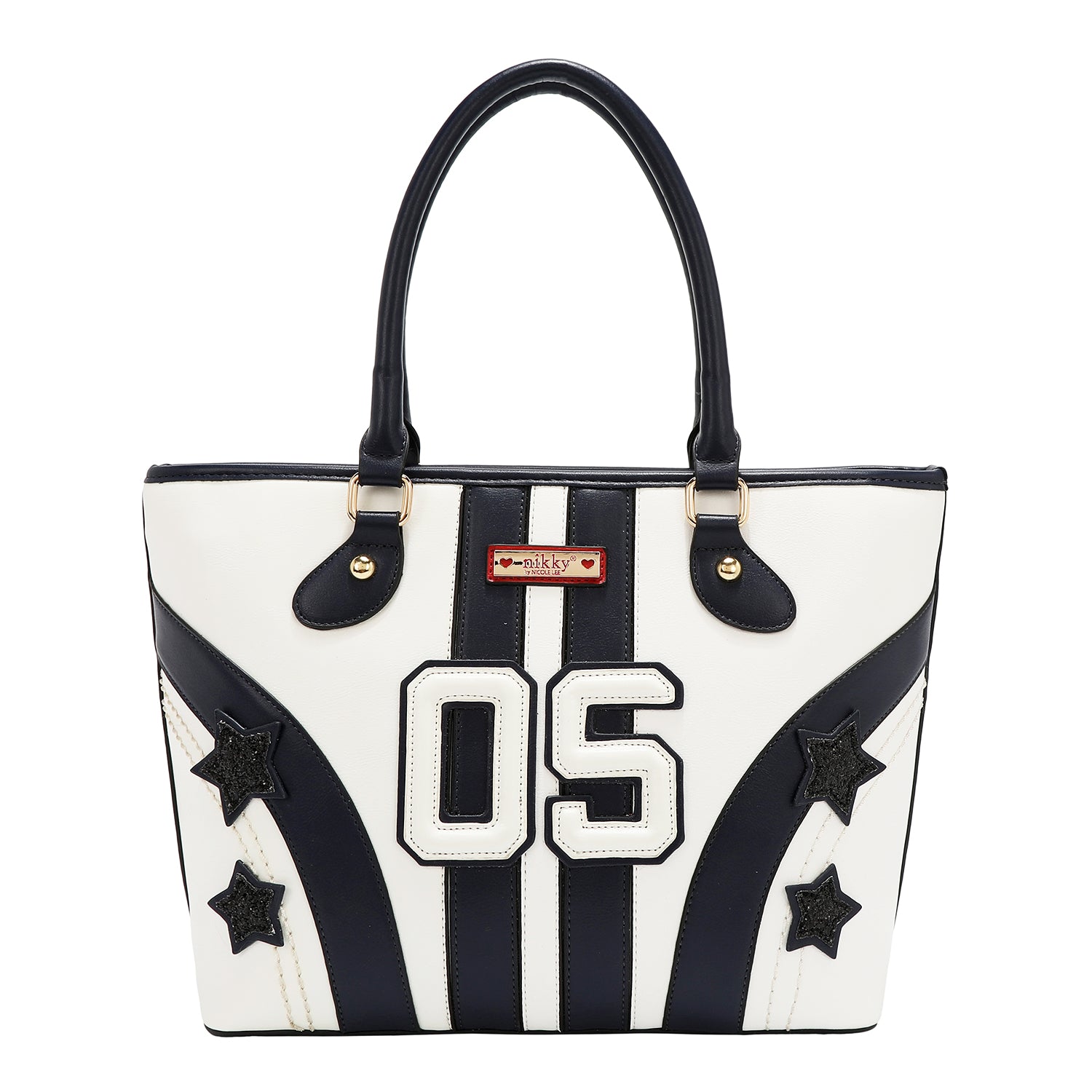 BOLSO SHOPPER VARSITY (BLANCO)