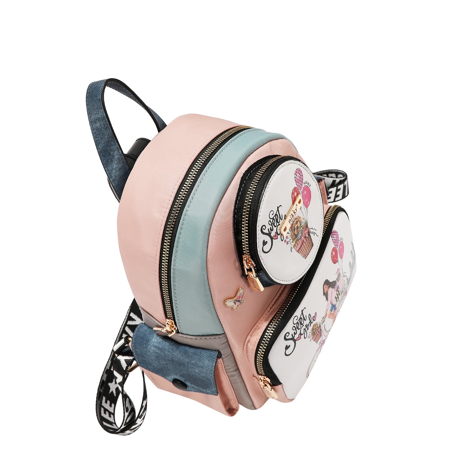 PETIT SAC À DOS AVEC PLUSIEURS POCHES (<tc>SWEET GIRL</tc>)