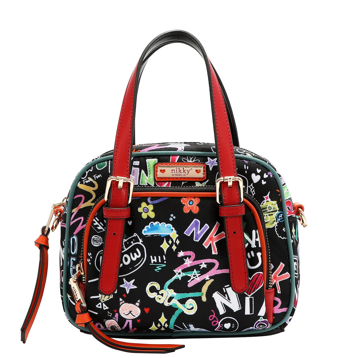 HANDBAG NK13140 (JUST FOR FUN - BLACK)