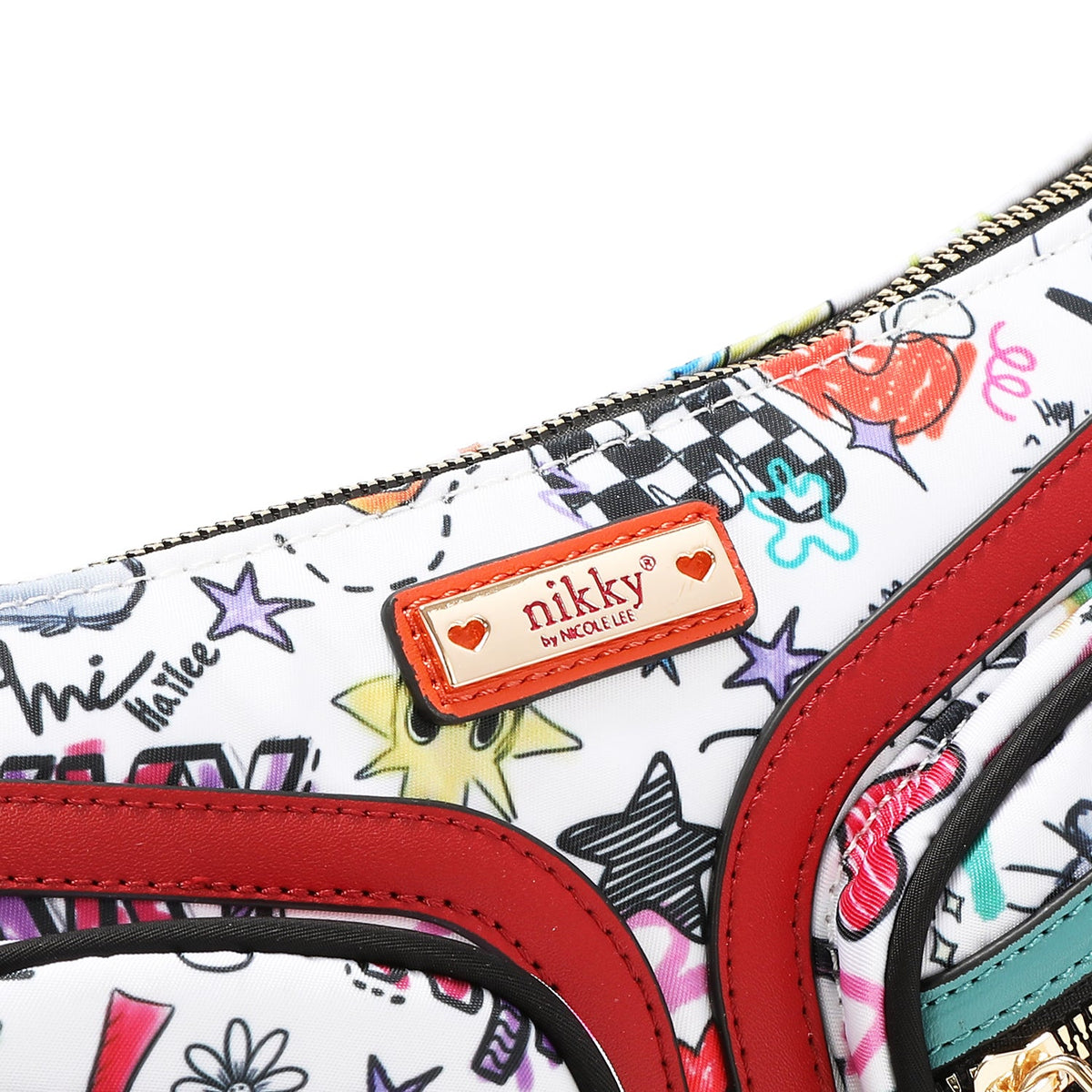 BORSA A TRACOLLA CRESCENTE (JUST FOR FUN - BIANCO)