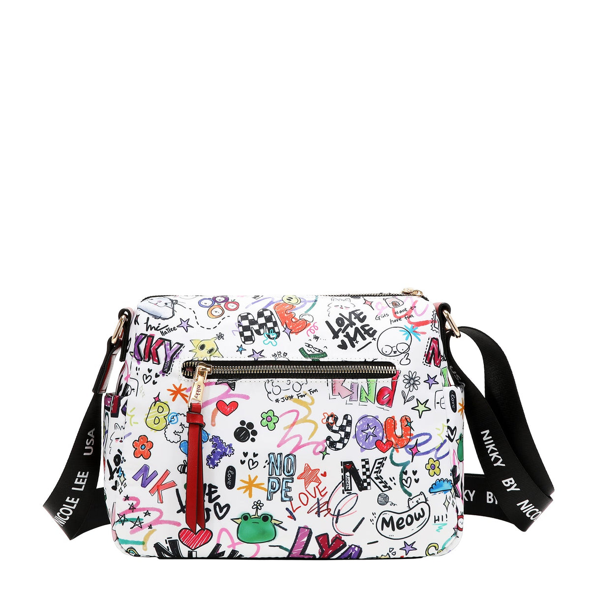 BORSA A MESSENGER (JUST FOR FUN - BIANCO)