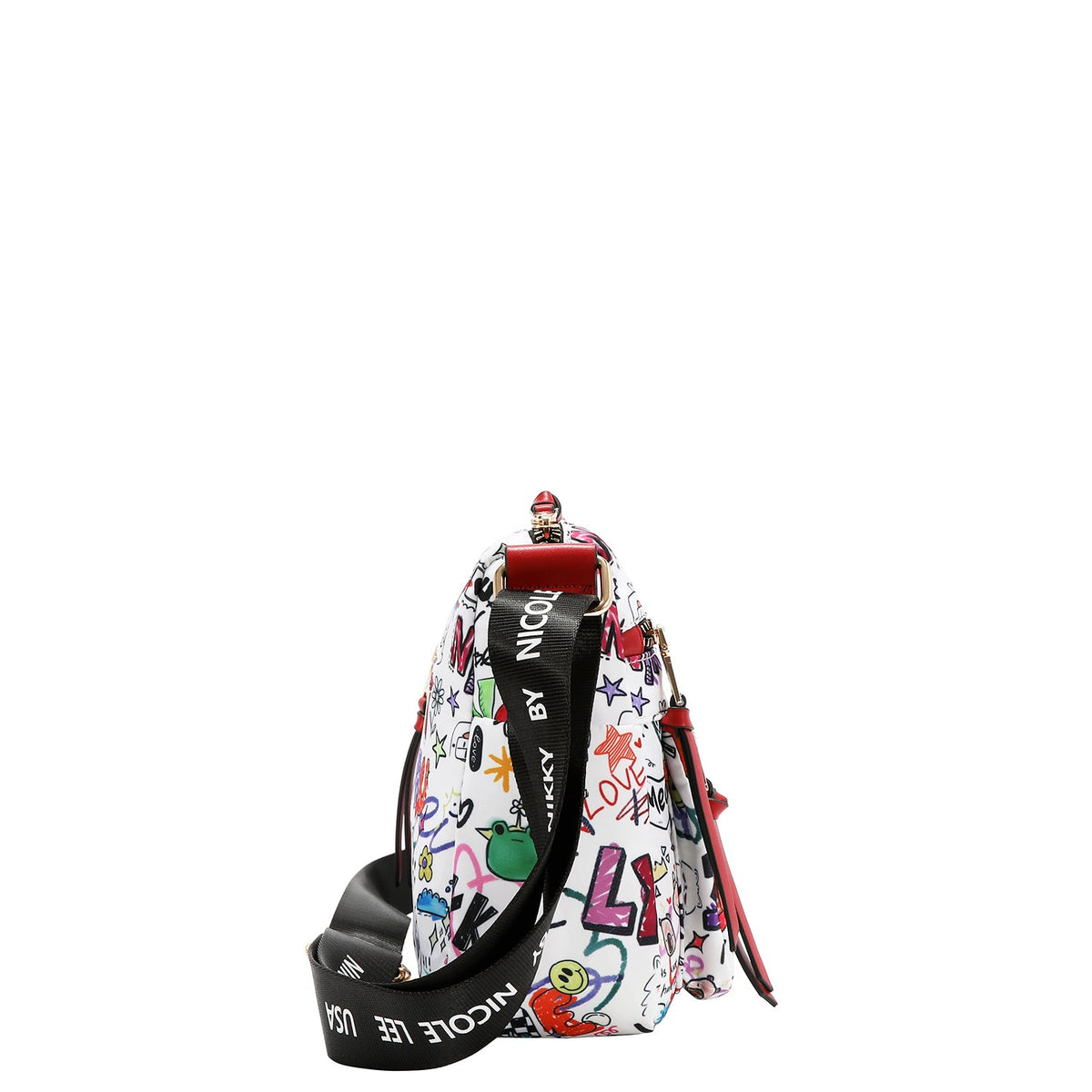 BORSA A MESSENGER (JUST FOR FUN - BIANCO)