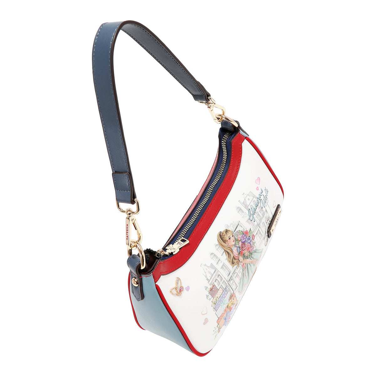 BORSA A TRACOLLA (GLAMOROUS WALK - BIANCO)