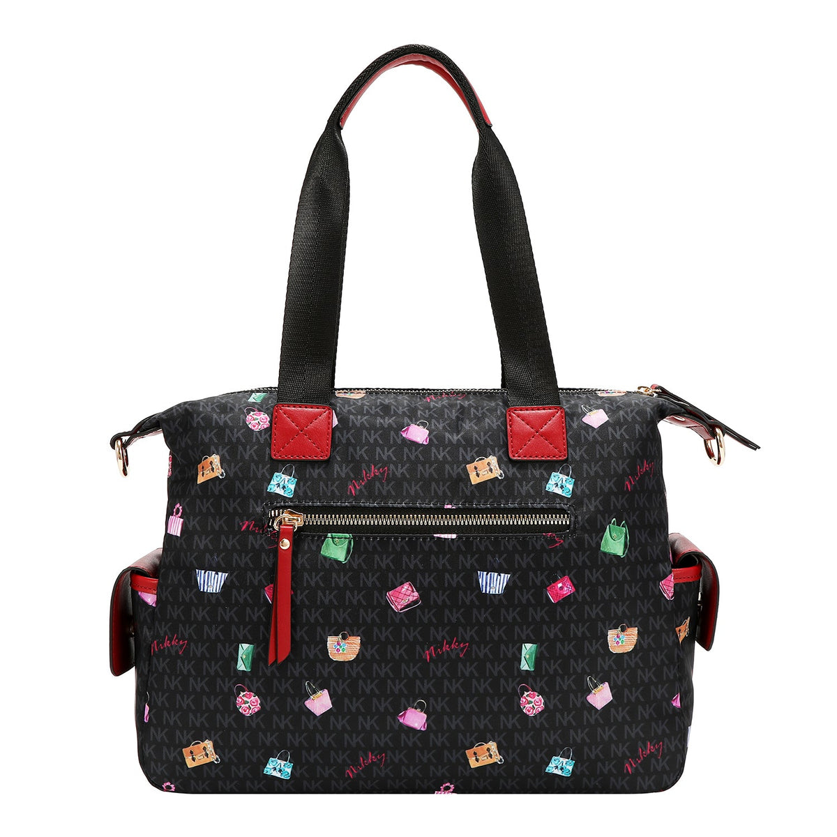 BOLSO TOTE (GLAMOROUS WALK - NEGRO)