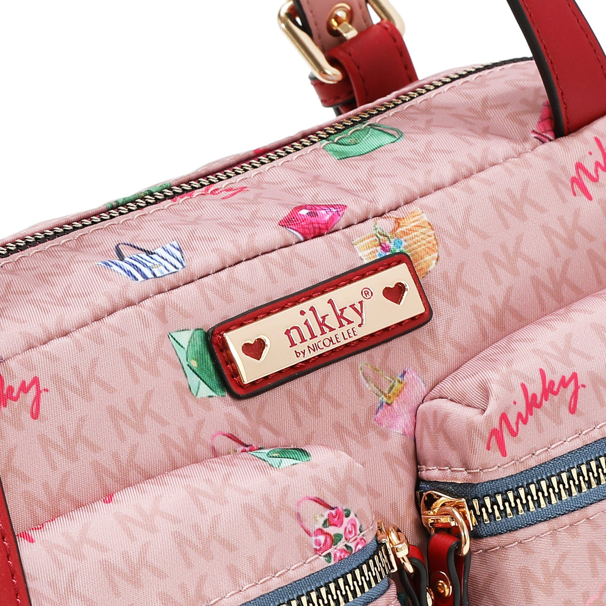 BOLSO SATCHEL (GLAMOROUS WALK - ROSA)