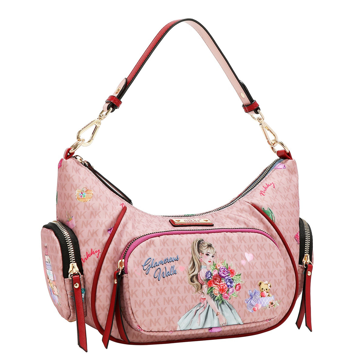 BORSA A TRACOLLA (GLAMOROUS WALK - ROSA)