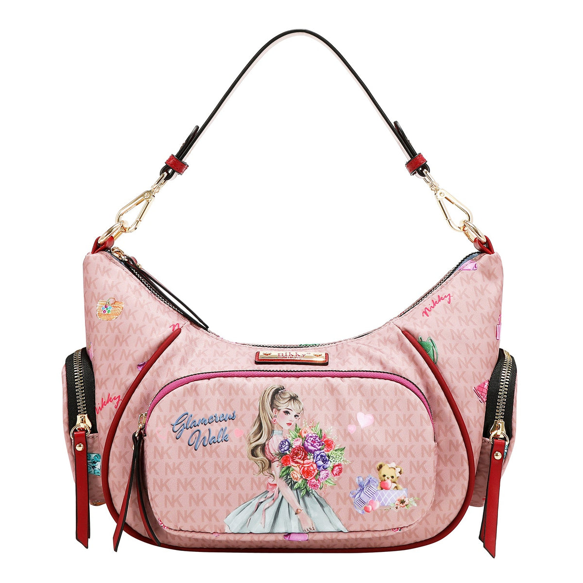 BORSA A TRACOLLA (GLAMOROUS WALK - ROSA)