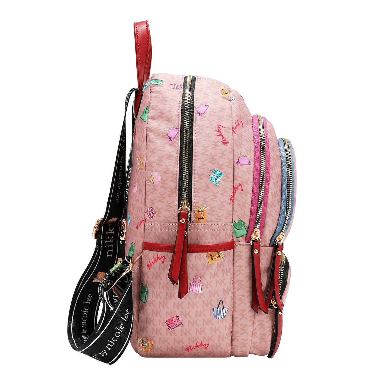 ZAINO MEDIO (GLAMOROUS WALK - ROSA)