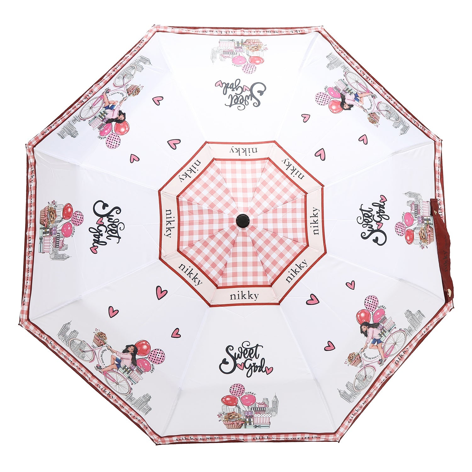 PARASOL PORTABLE AVEC IMPRIMÉ (<tc>SWEET GIRL</tc>)