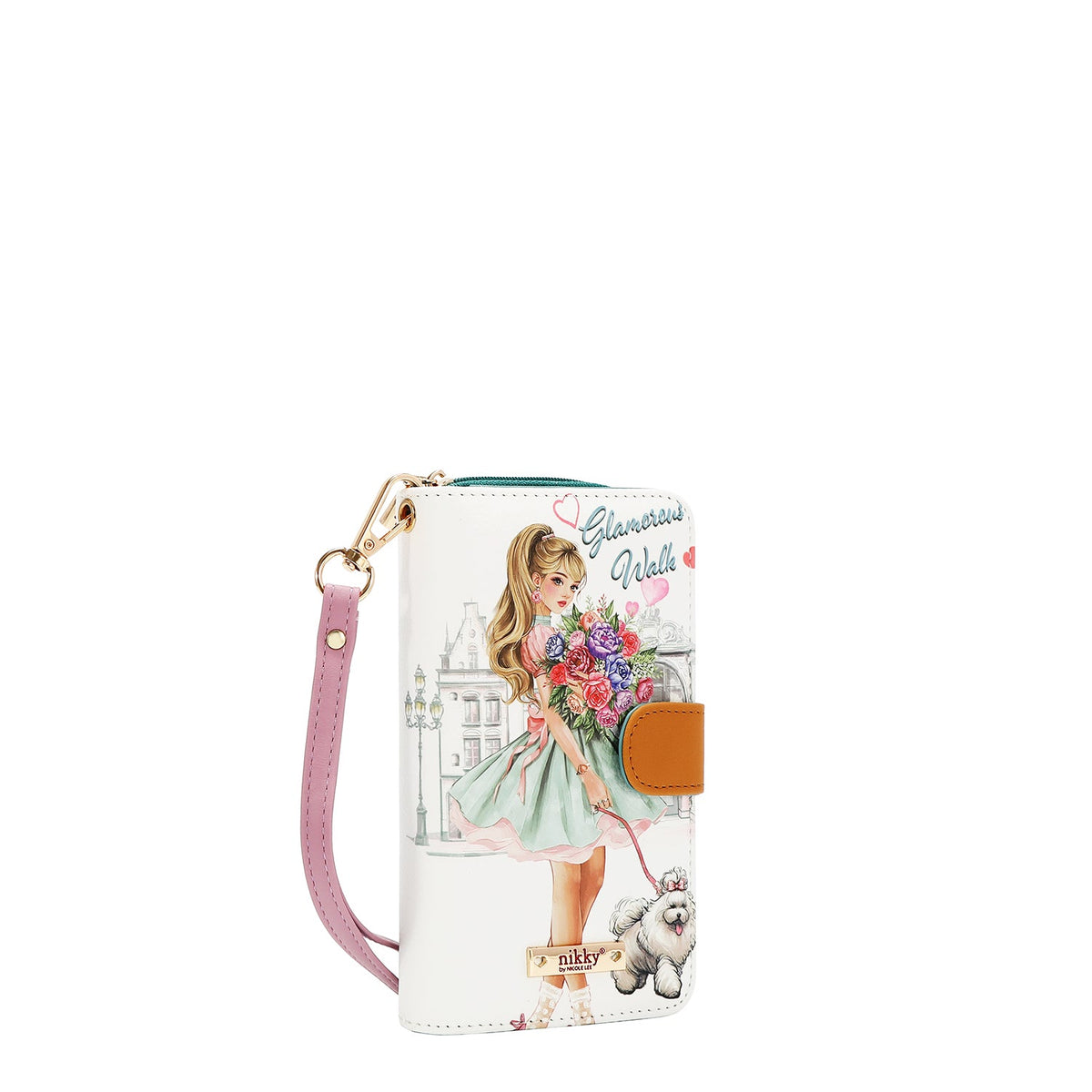 FUNDA PARA MOVIL (GLAMOROUS WALK - BLANCO)
