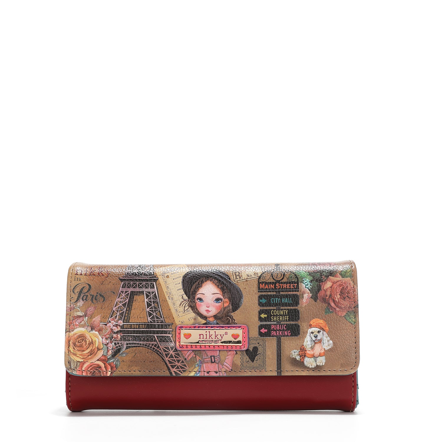 BILLETERA TRIPLE V.2 (EMILY GOES PARIS)