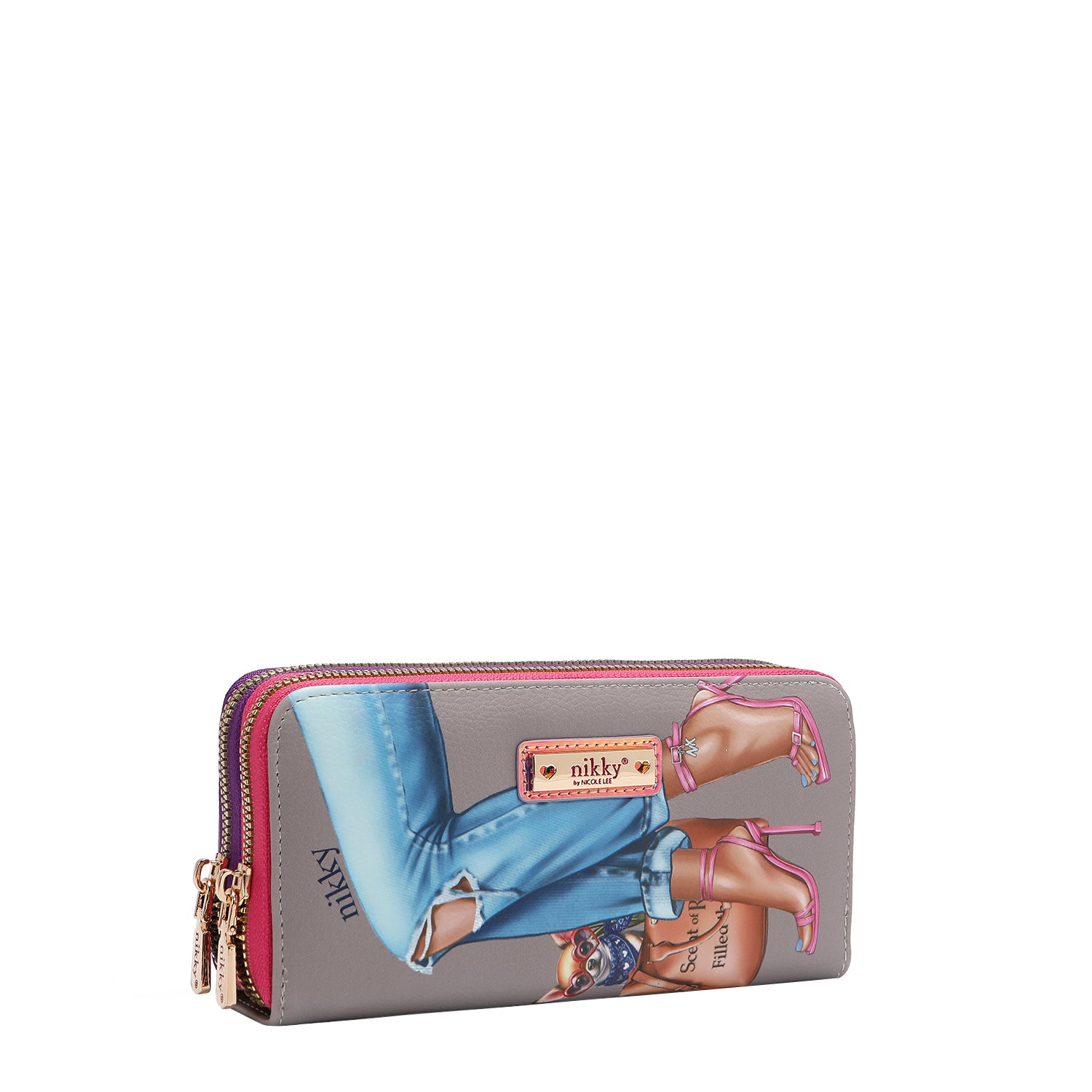 BILLETERA CON DOBLE CREMALLERA V.2 (ESSENCE OF YOU)