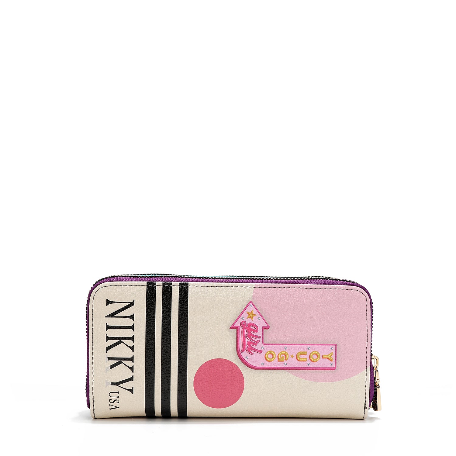 CARTEIRA COM ZÍPER DUPLO V.2 (<tc>NIKKY GOES SHOPPING</tc>)