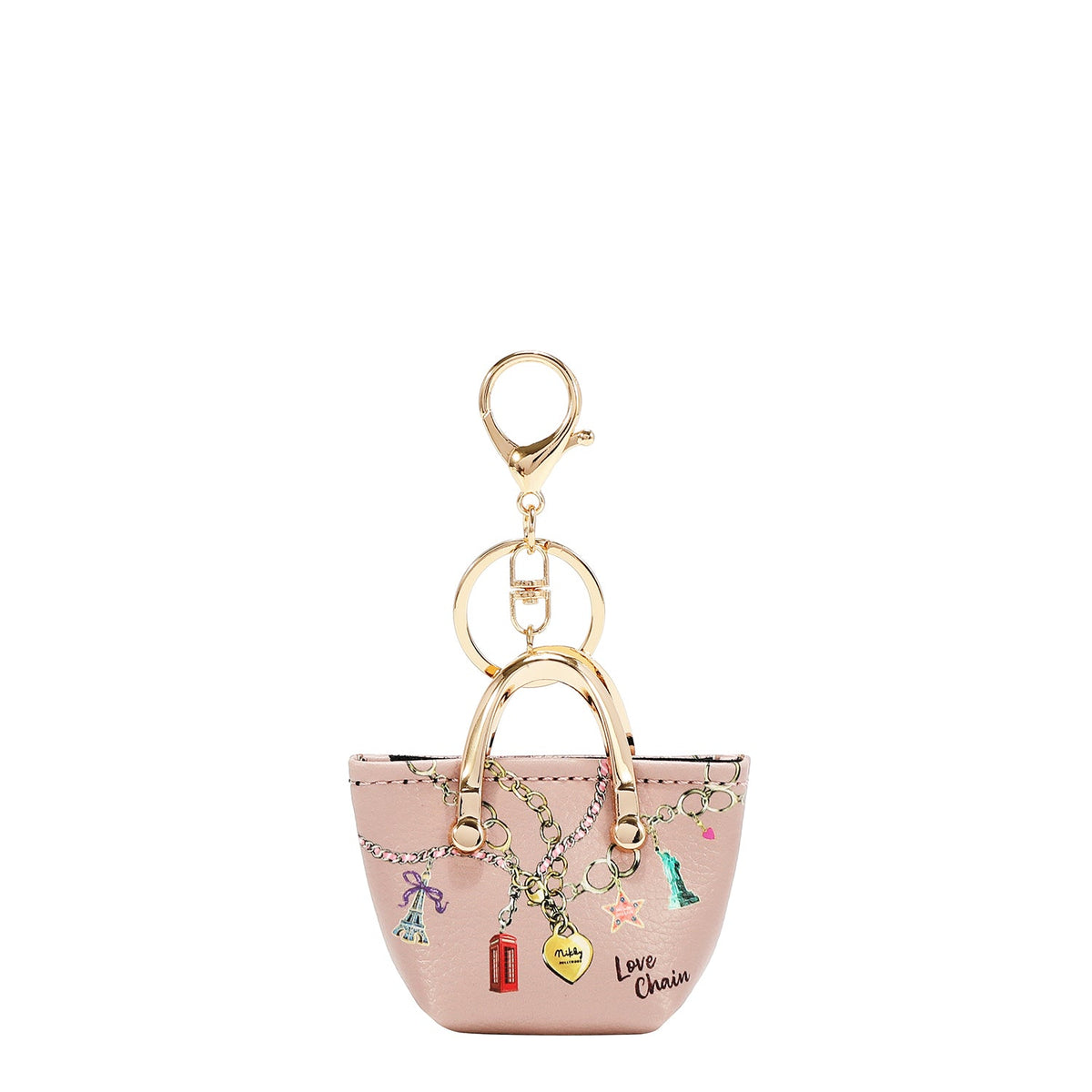 LLAVERO MONEDERO CON FORMA DE BOLSO (LOVE CHAIN)