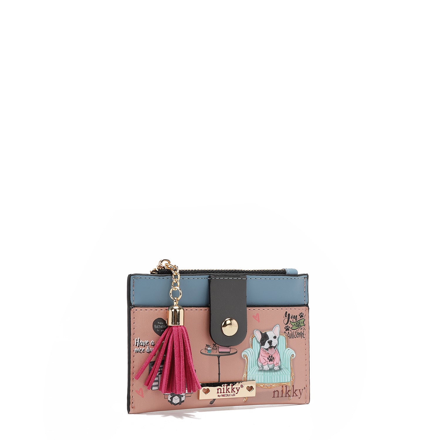 PORTE-CARTES AVEC FERMETURE ÉCLAIR (<tc>PARTY KING</tc>)