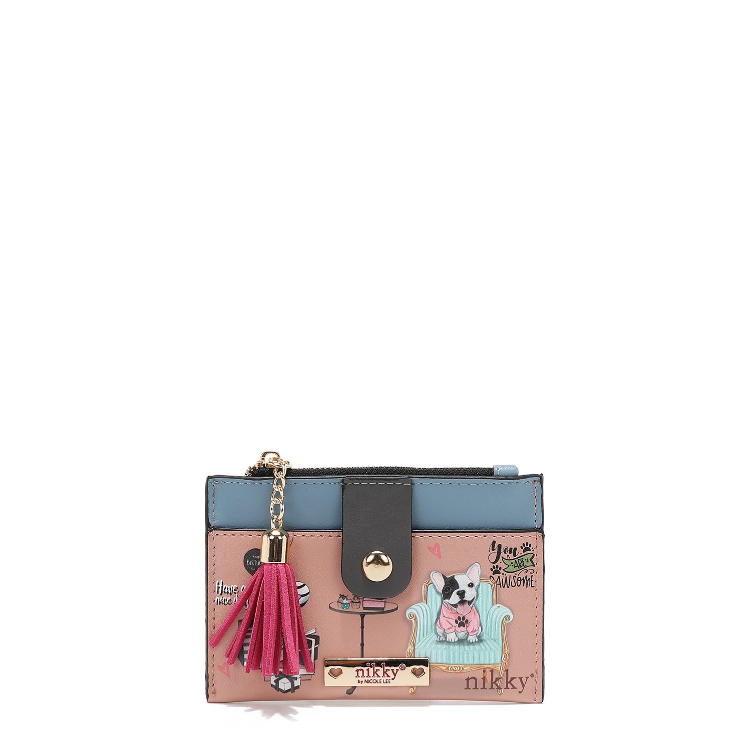 PORTE-CARTES AVEC FERMETURE ÉCLAIR (<tc>PARTY KING</tc>)