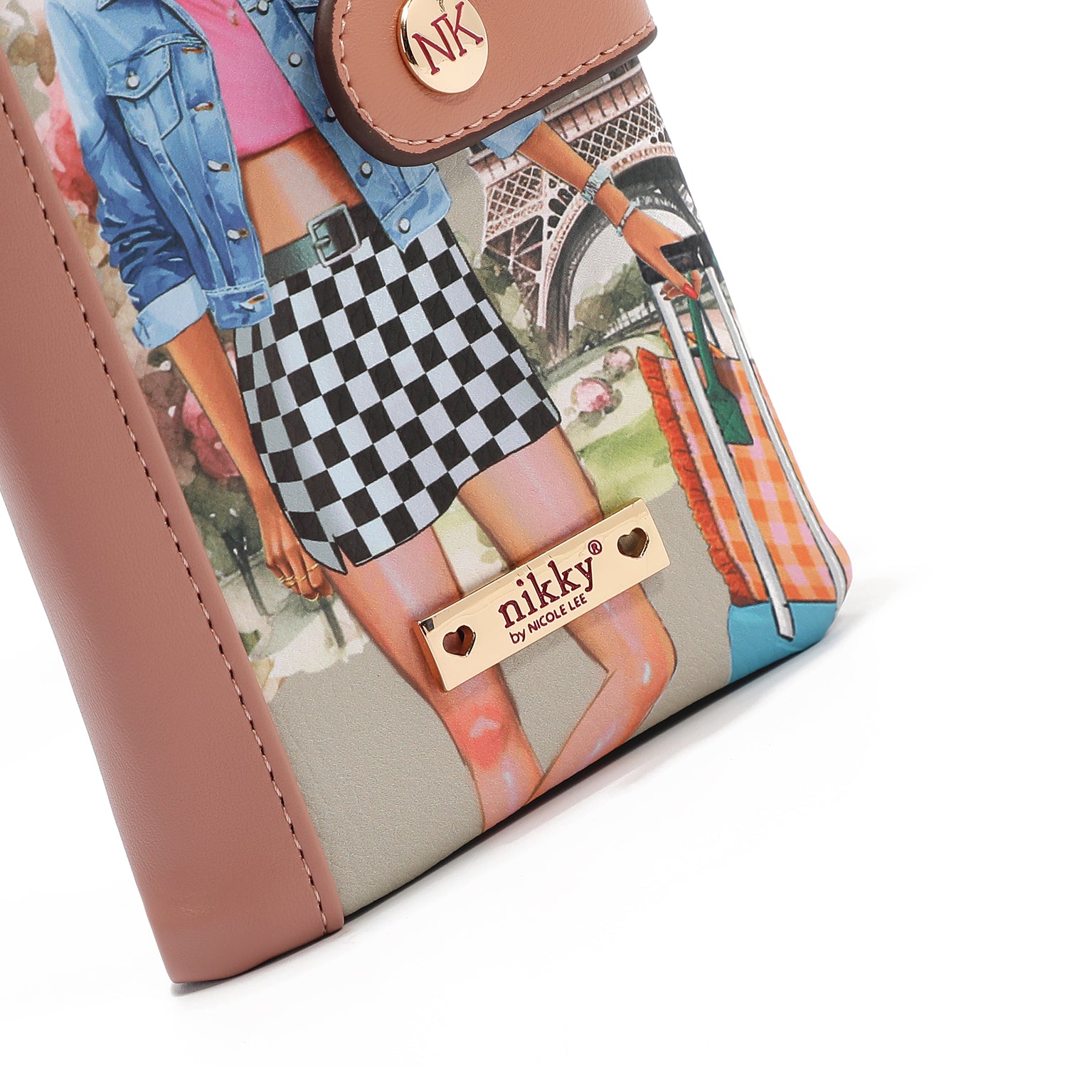 COMPACT WALLET (<tc>I LIVE TO TRAVEL</tc>)