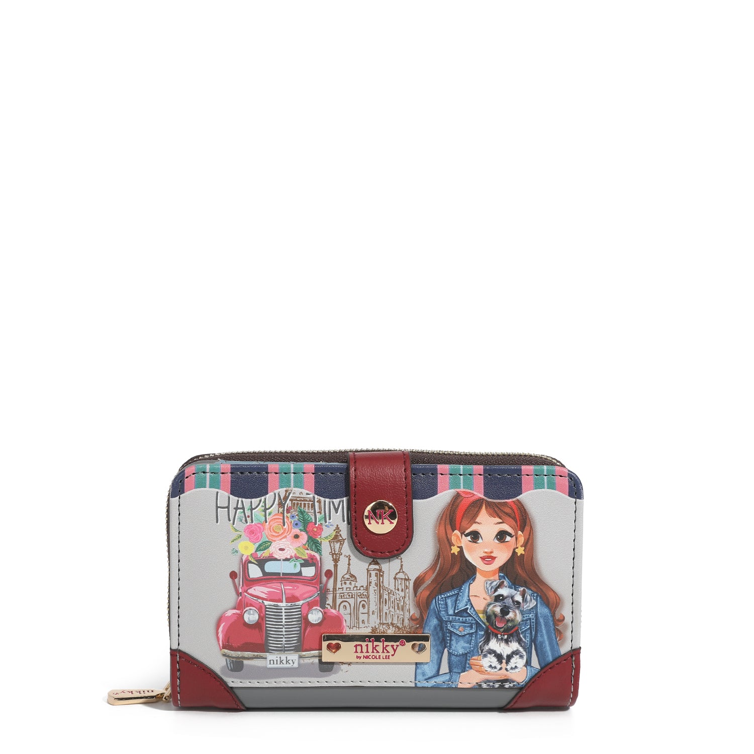 Noey & Lou Bench - Monedero para mujer XXL con cremallera Noey & Lou Bench - Monedero para mujer XXL con cremallera