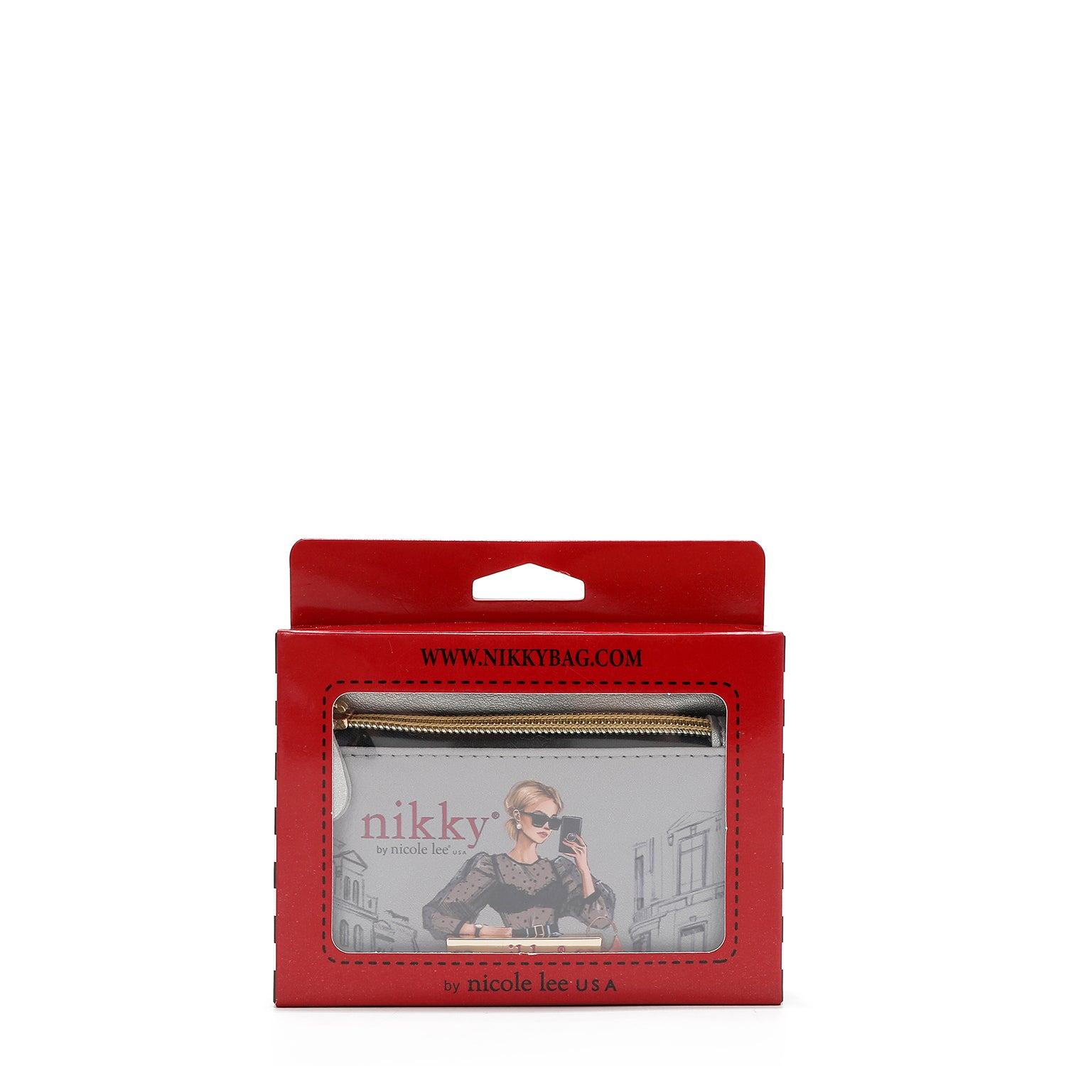 MONEDERO PEQUEÑO PLANO CON CREMALLERA (URBAN COFFEE DREAM)