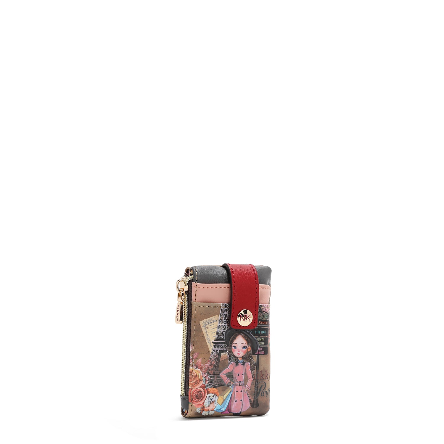 PORTA-CARTÃO MINI COM FECHO (<tc>EMILY GOES PARIS</tc> )