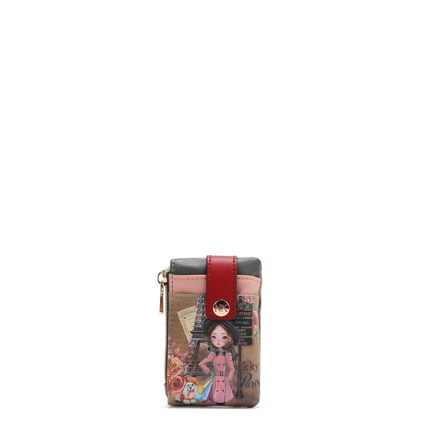 PORTA-CARTÃO MINI COM FECHO (<tc>EMILY GOES PARIS</tc> )