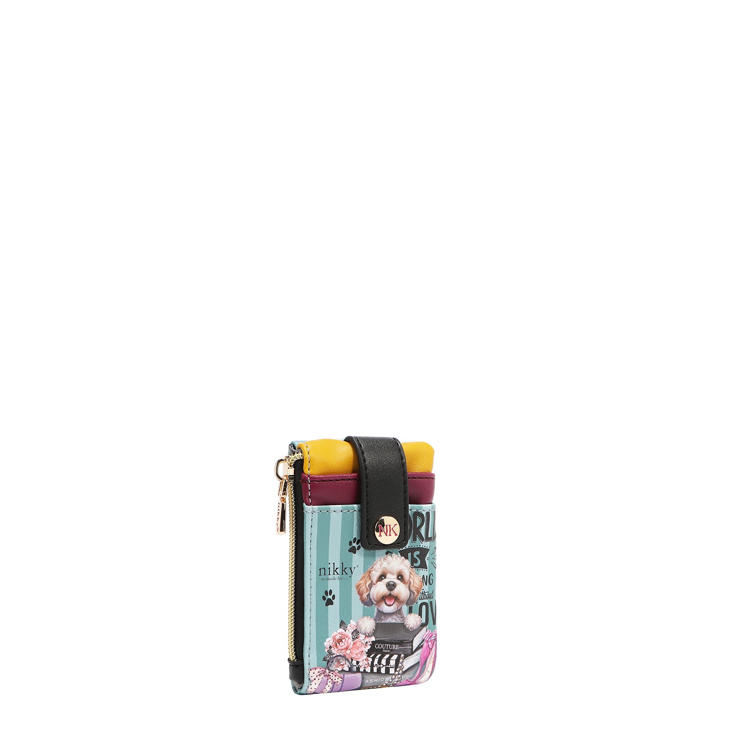 MINI PORTA-CARTÃO COM FECHO (DESTINADO A TE AMAR)