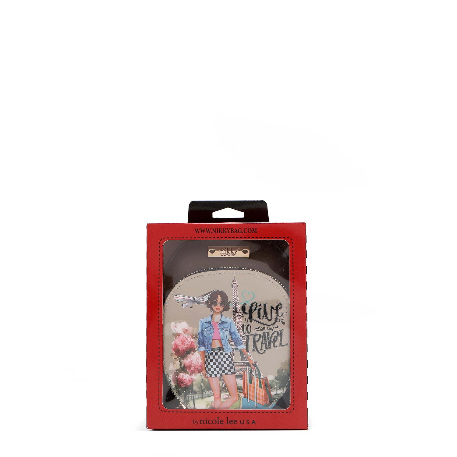 PETIT SAC BANDOULIÈRE (<tc>I LIVE TO TRAVEL</tc>)