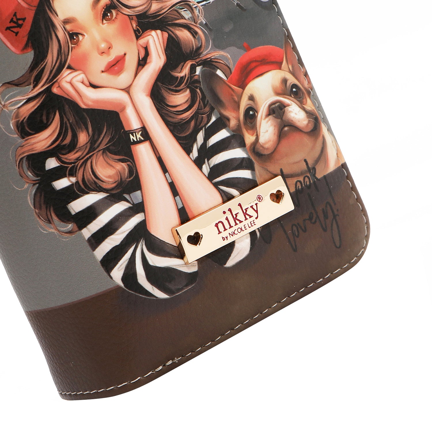 MITTLERE GELDBÖRSE MIT DOPPEL-REISSVERSCHLUSS (<tc>EIFFEL DREAMS</tc>)