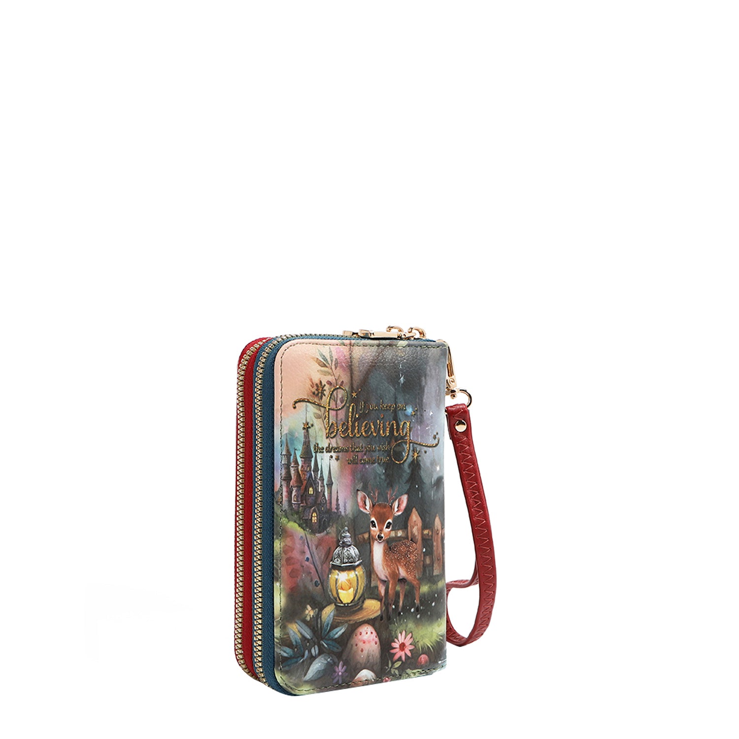PORTAFOGLIO MEDIO CON DOPPIA CERNIERA (<tc>FAIRY TALE</tc>)