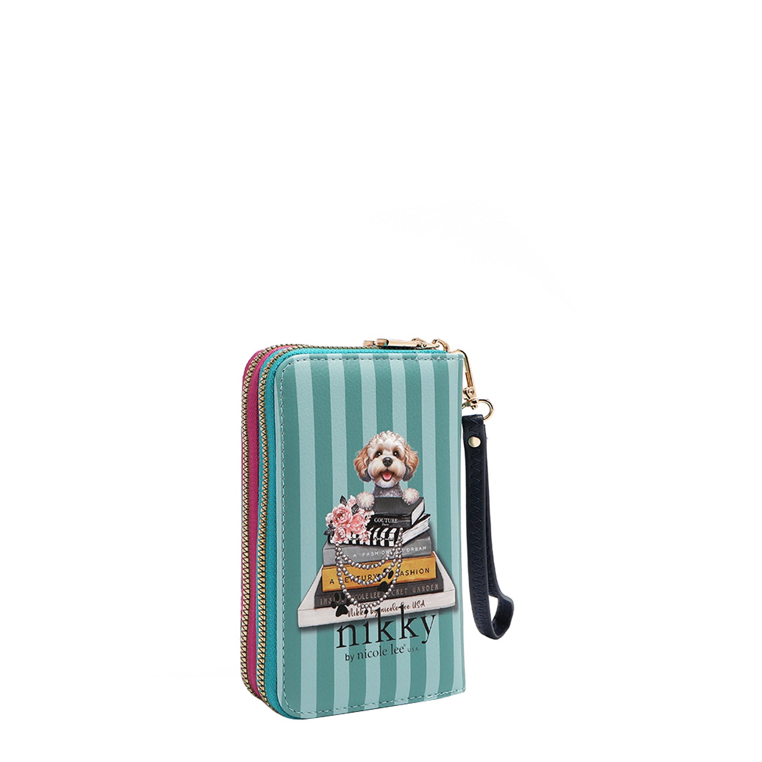 PORTEFEUILLE MOYEN AVEC DOUBLE FERMETURE ÉCLAIR (DESSUS POUR VOUS AIMER)