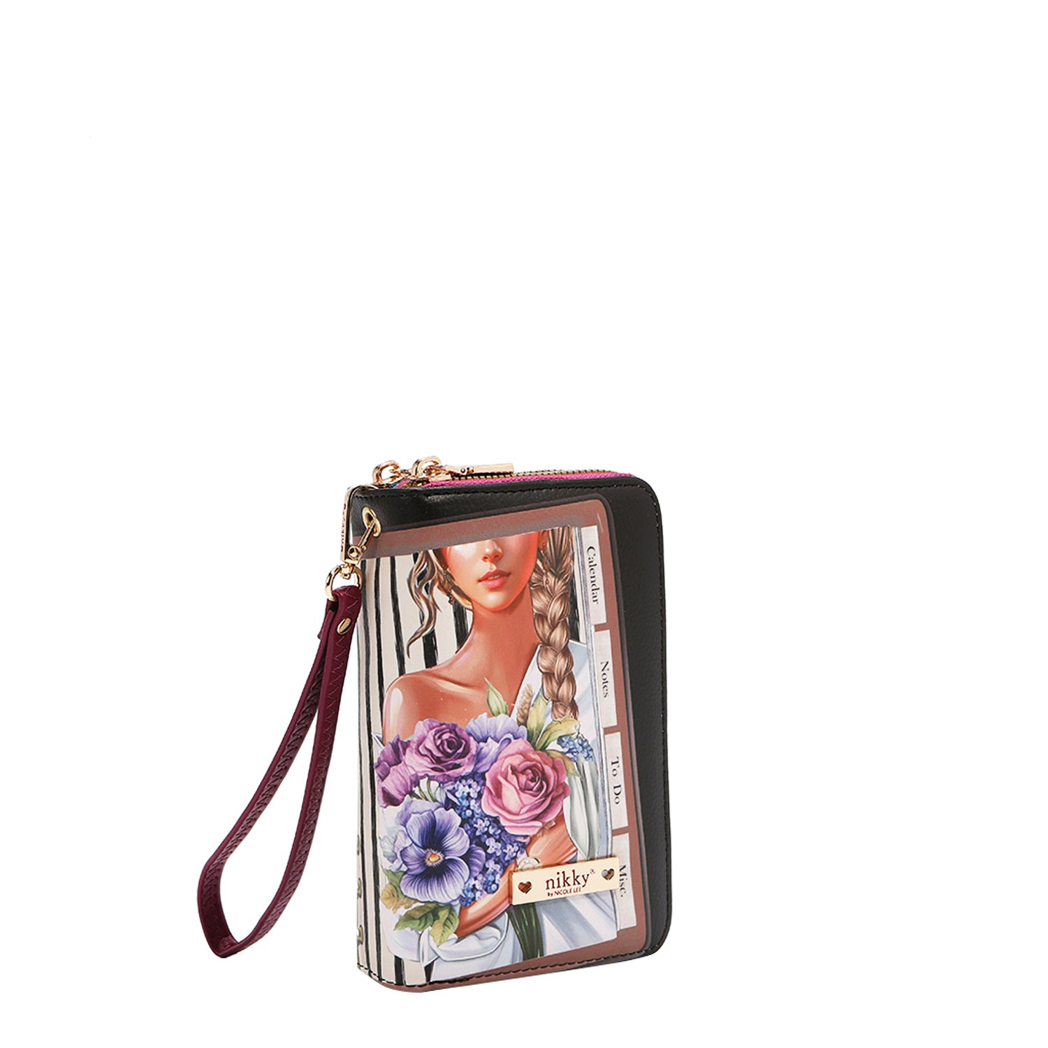 PORTEFEUILLE MOYEN AVEC DOUBLE FERMETURE ÉCLAIR (<tc>NOSTALGIA</tc>)