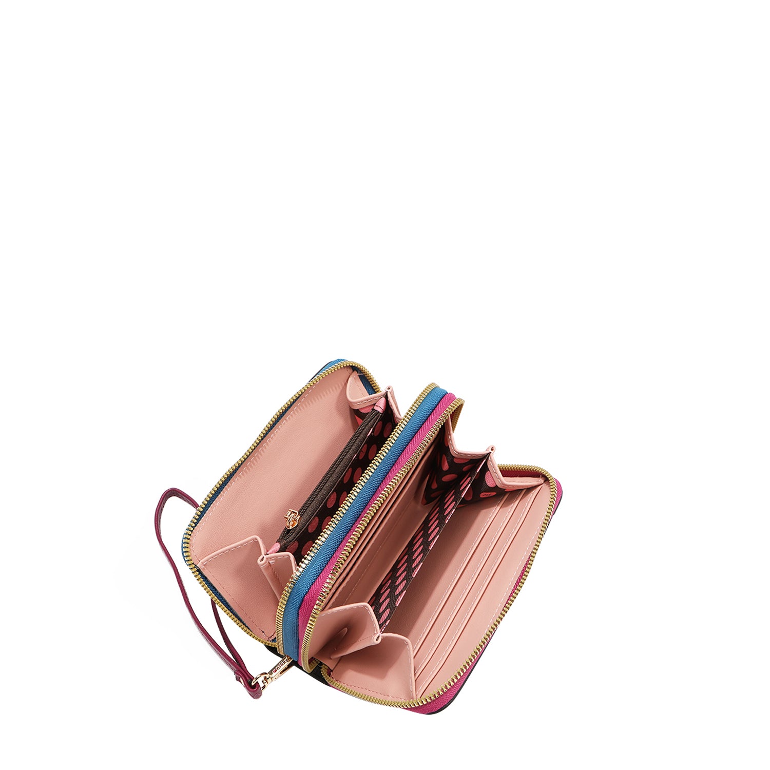 PORTEFEUILLE MOYEN AVEC DOUBLE FERMETURE ÉCLAIR (<tc>NOSTALGIA</tc>)