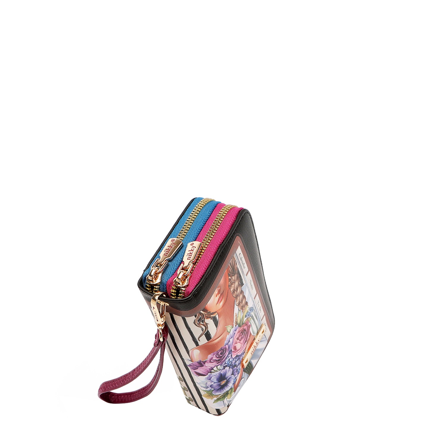 PORTEFEUILLE MOYEN AVEC DOUBLE FERMETURE ÉCLAIR (<tc>NOSTALGIA</tc>)