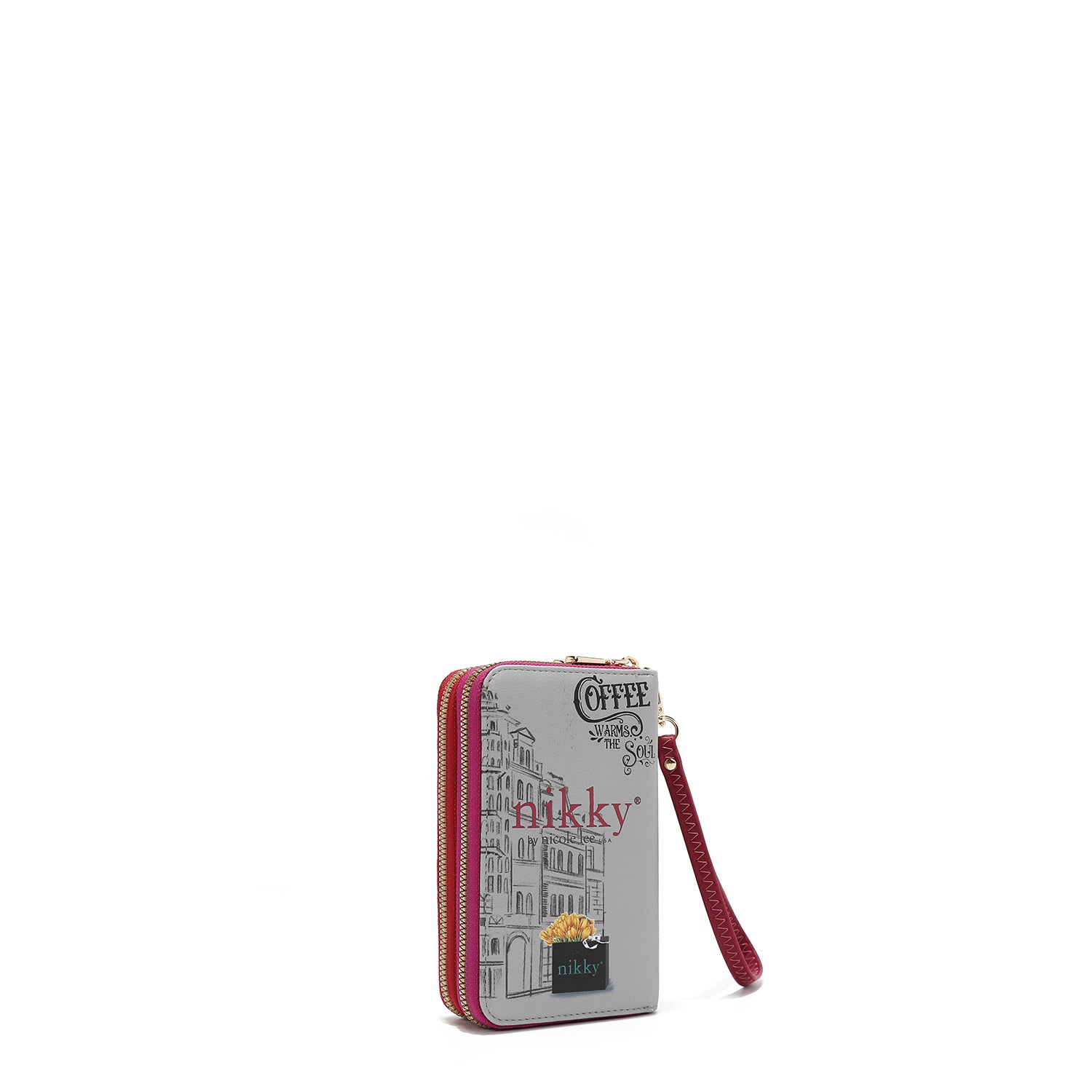 CARTERA MEDIANA CON DOBLE CREMALLERA (URBAN COFFEE DREAM)