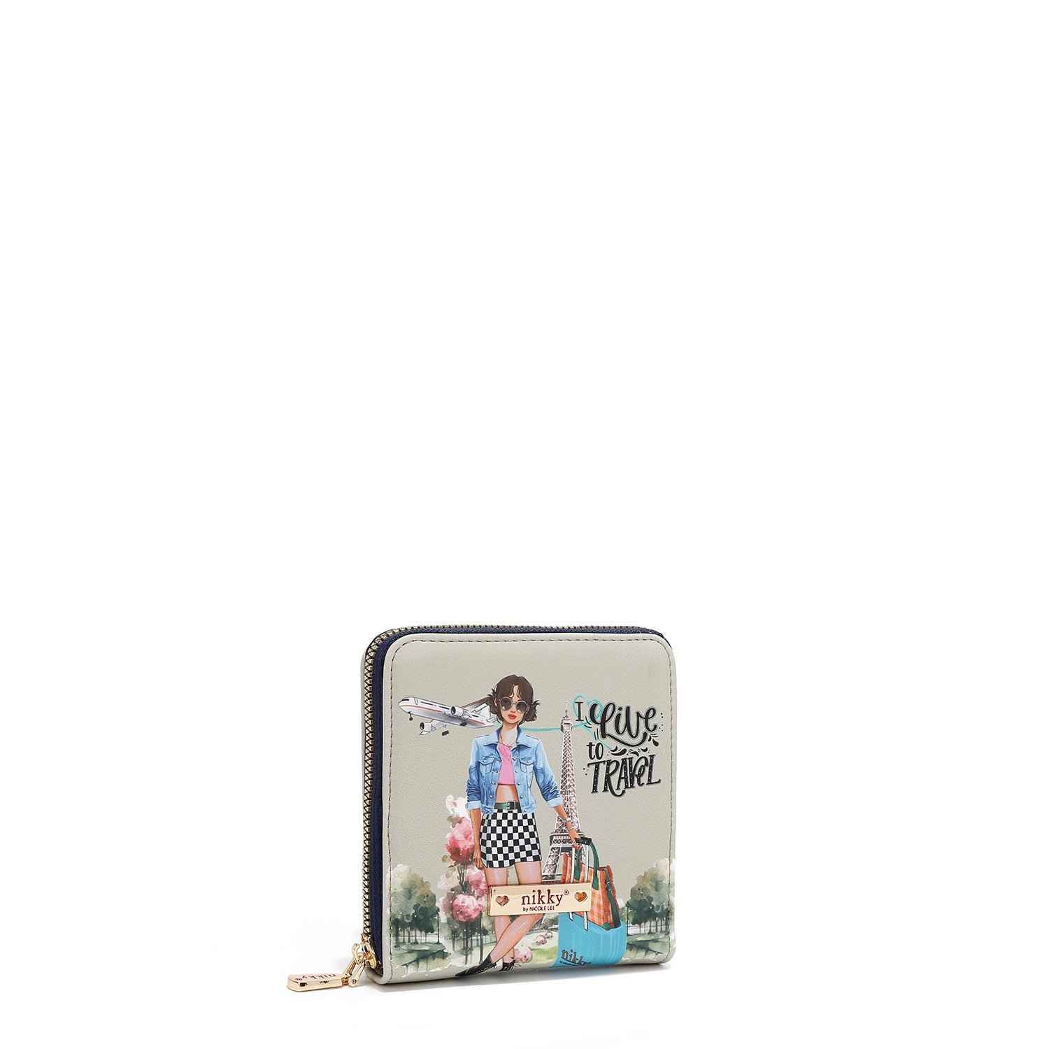 SCHMUCK-ORGANIZER-TASCHE (<tc>I LIVE TO TRAVEL</tc>)