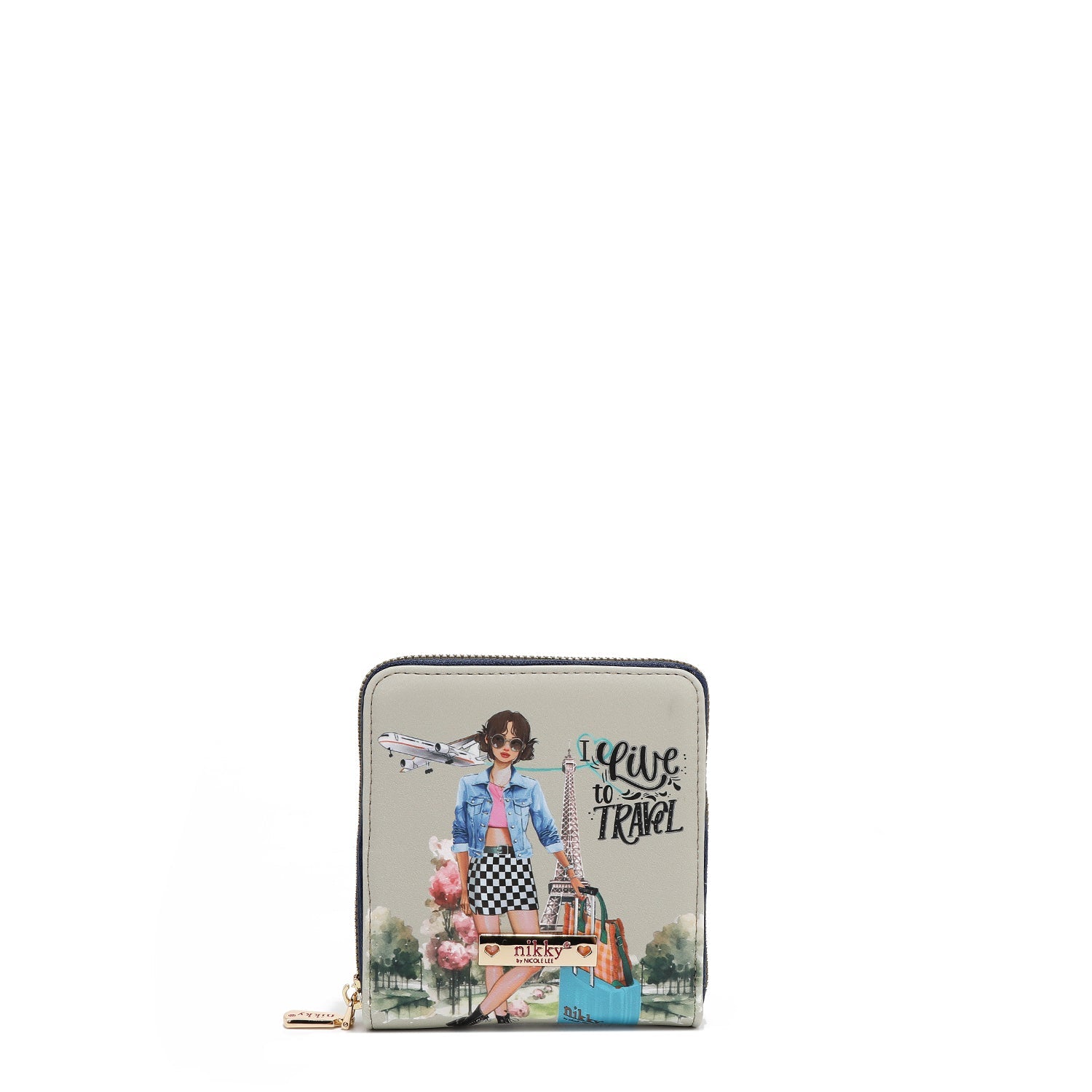 BOLSA ORGANIZADORA DE JÓIAS (<tc>I LIVE TO TRAVEL</tc>)