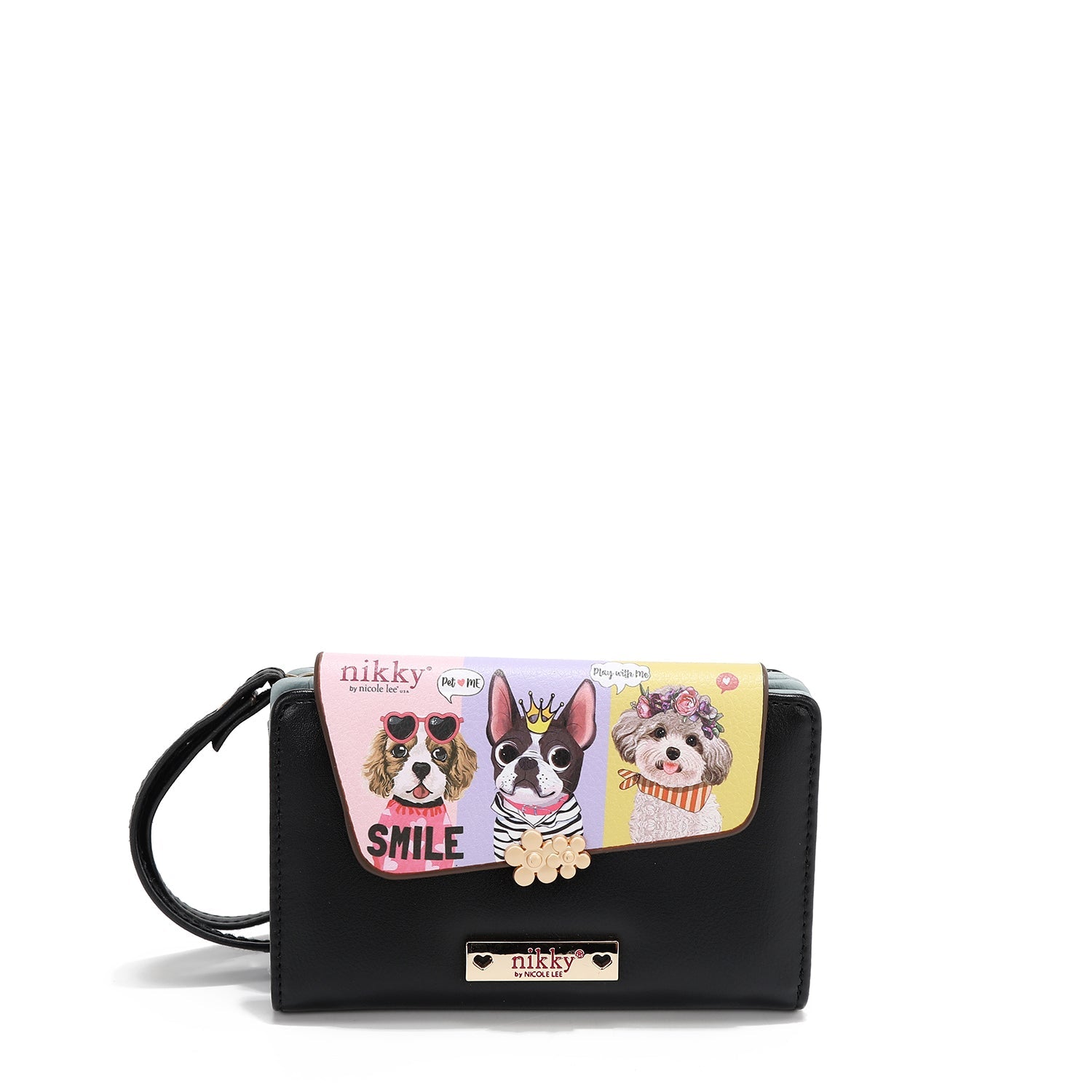 CARTEIRA PEQUENA DOBRÁVEL <tc>NIKKY</tc> (<tc>BEST BUDDIES</tc>)