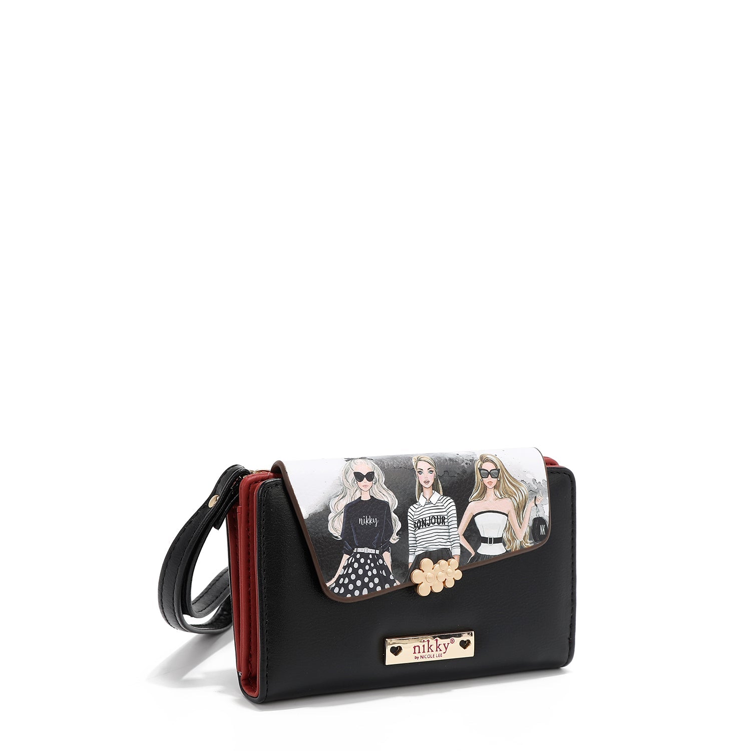 KLEINE FALTBARE GELDBÖRSE <tc>NIKKY</tc> (<tc>TRIO</tc>)