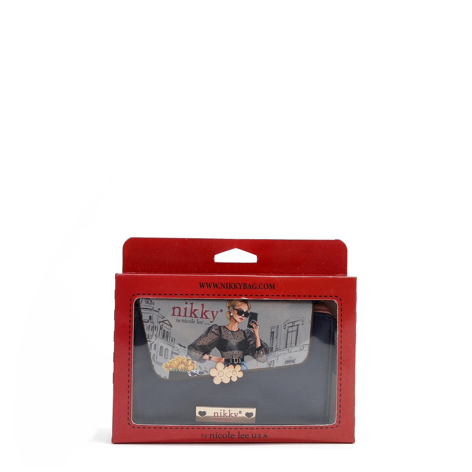 PORTAFOGLIO PIEGHEVOLE PICCOLO <tc>NIKKY</tc> (<tc>URBAN COFFEE DREAM</tc>)