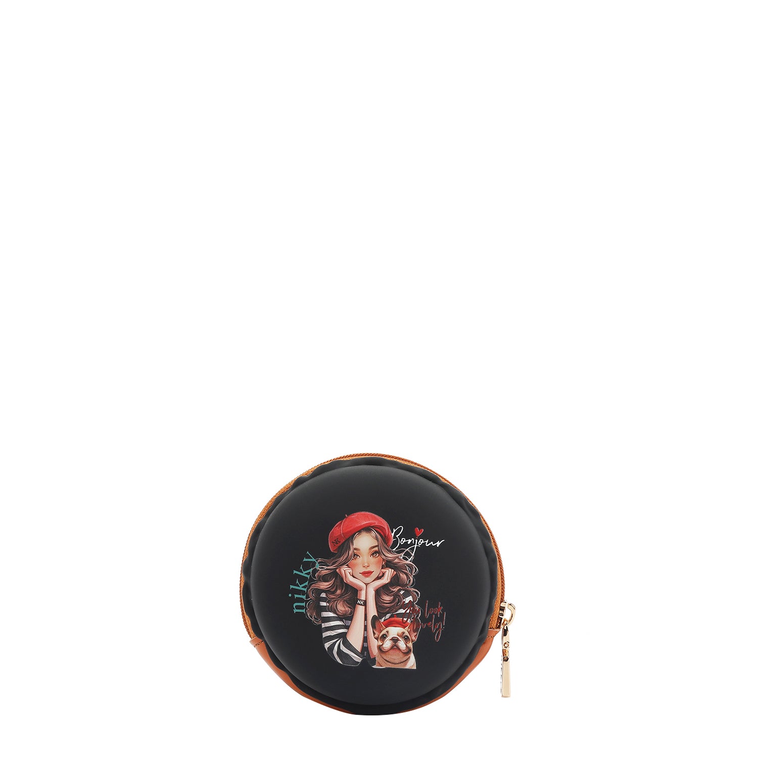 CUSTODIA ROTONDA IN SILICONE (<tc>EIFFEL DREAMS</tc> NERO)