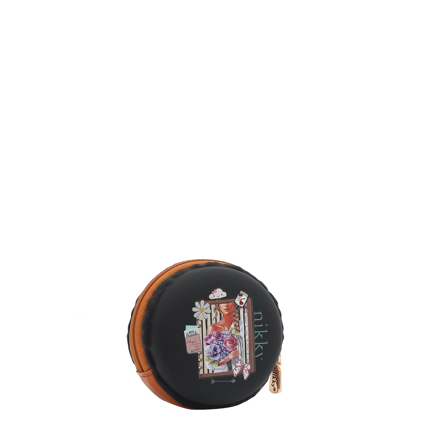 CUSTODIA ROTONDA IN SILICONE (<tc>NOSTALGIA</tc> NERO)