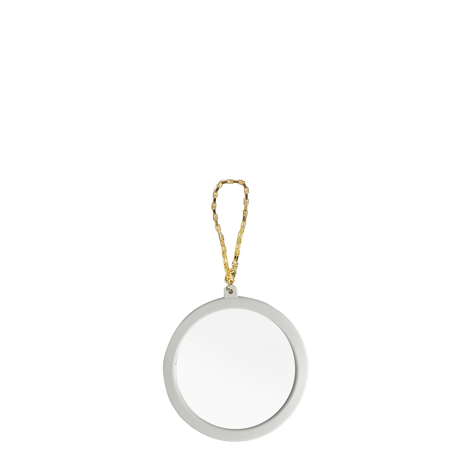 SPECCHIO IN SILICONE COMPATTO (MEANT TO LOVE YOU GRIGIO)