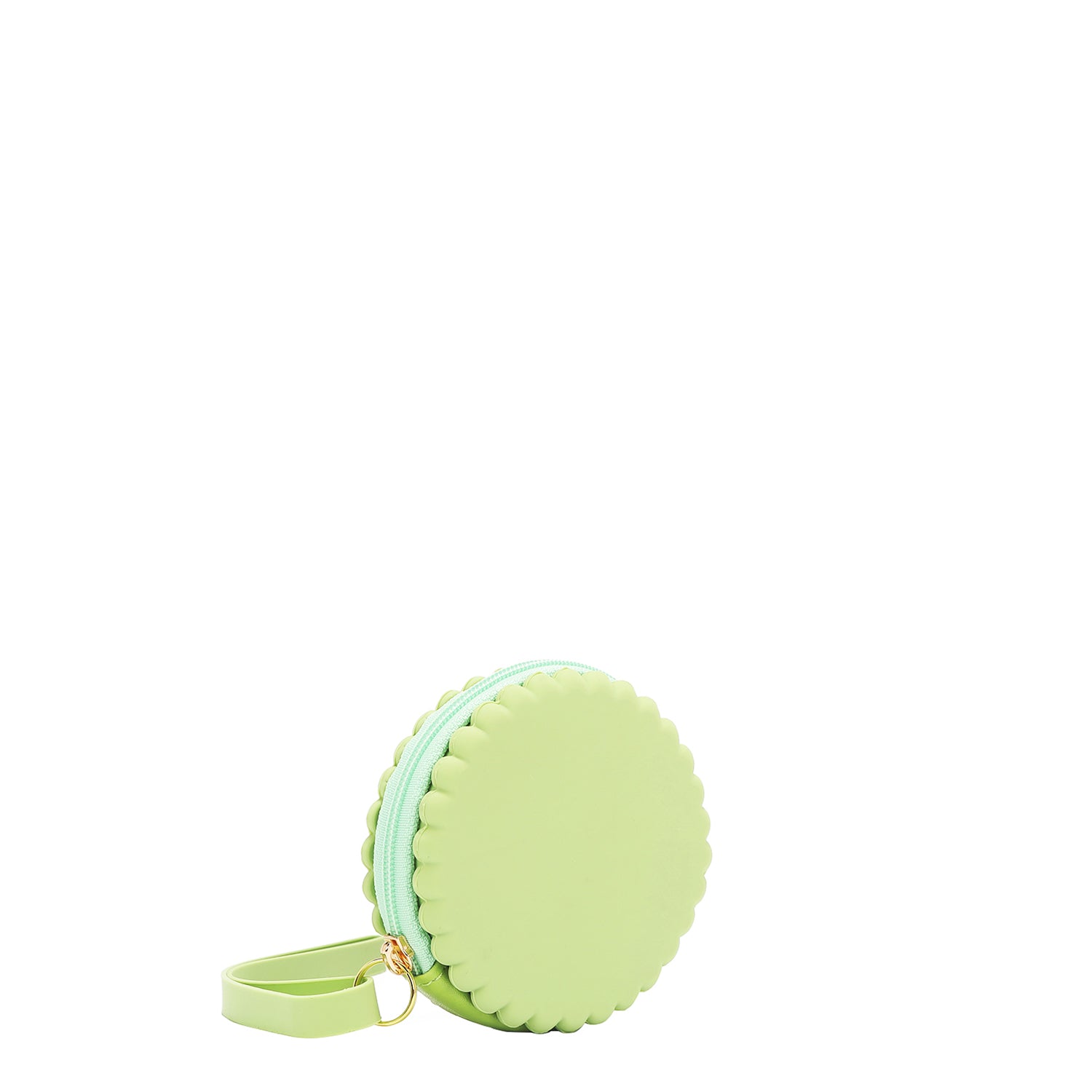 CASSA ROTONDA IN SILICONE CON BRACCIALE (<tc>FAIRY TALE</tc> VERDE)