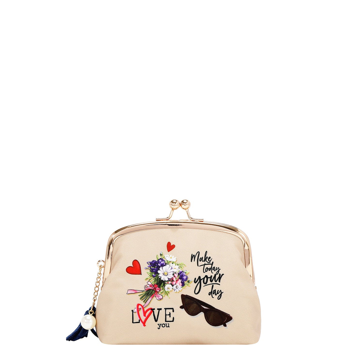 BOLSA DE COSMÉTICOS CON BESO BLOQUEADO (TU RECUERDO)