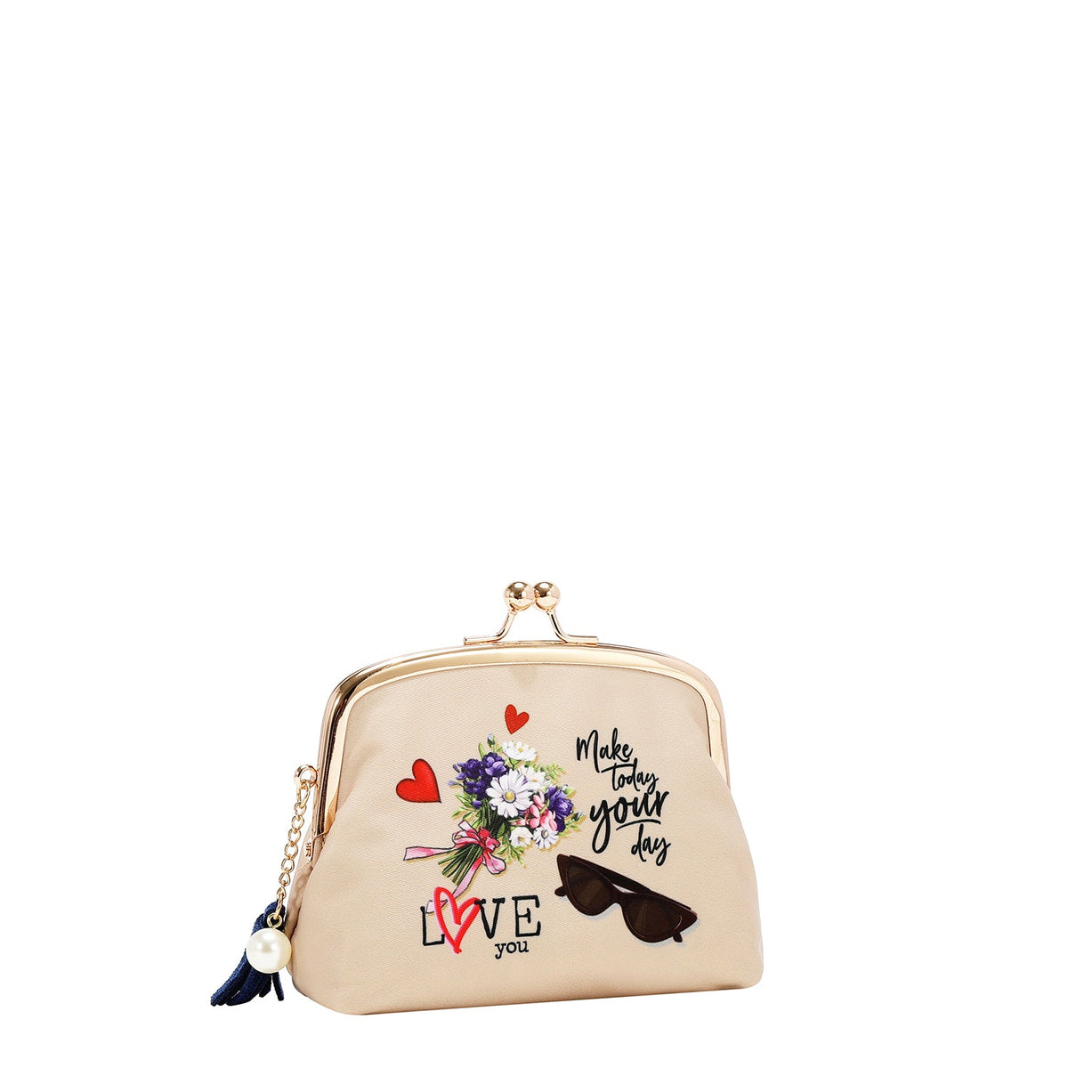 BOLSA DE COSMÉTICOS CON BESO BLOQUEADO (TU RECUERDO)
