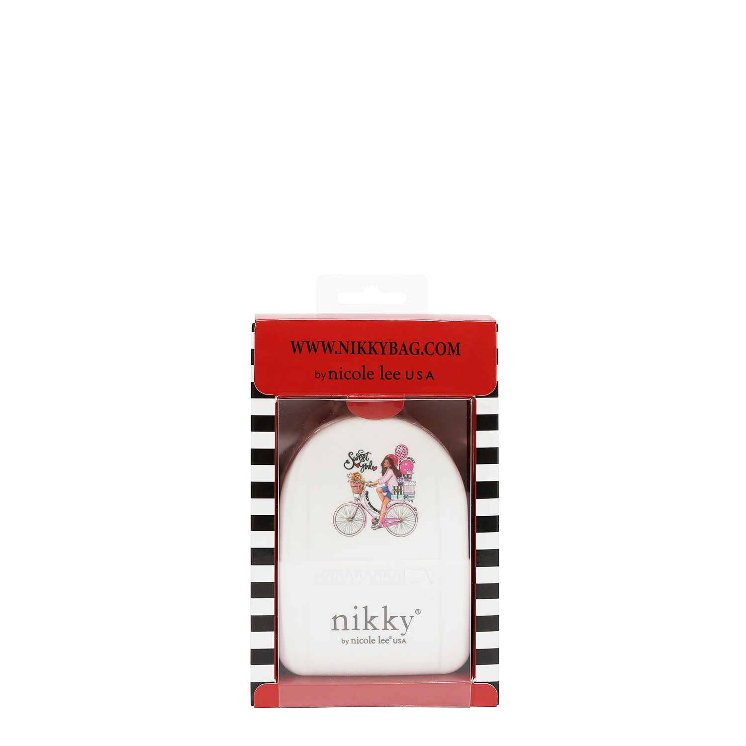 MONEDERO MINI DE MOCHILA (SWEET GIRL - BLANCO)