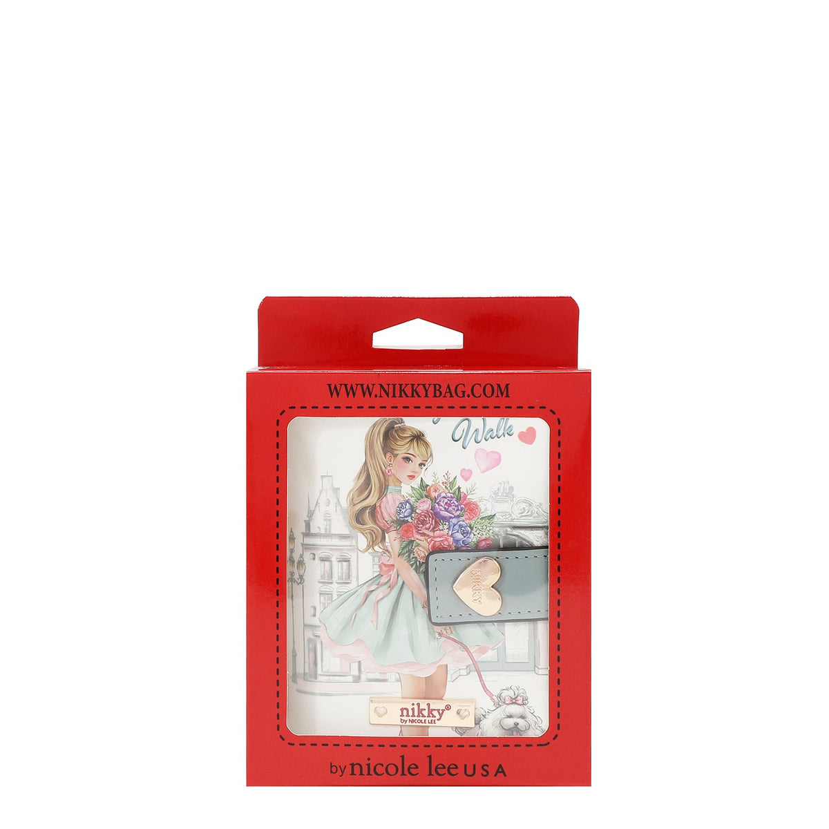PORTAFOGLIO TRIPLA ZIP (GLAMOROUS WALK-WHITE)