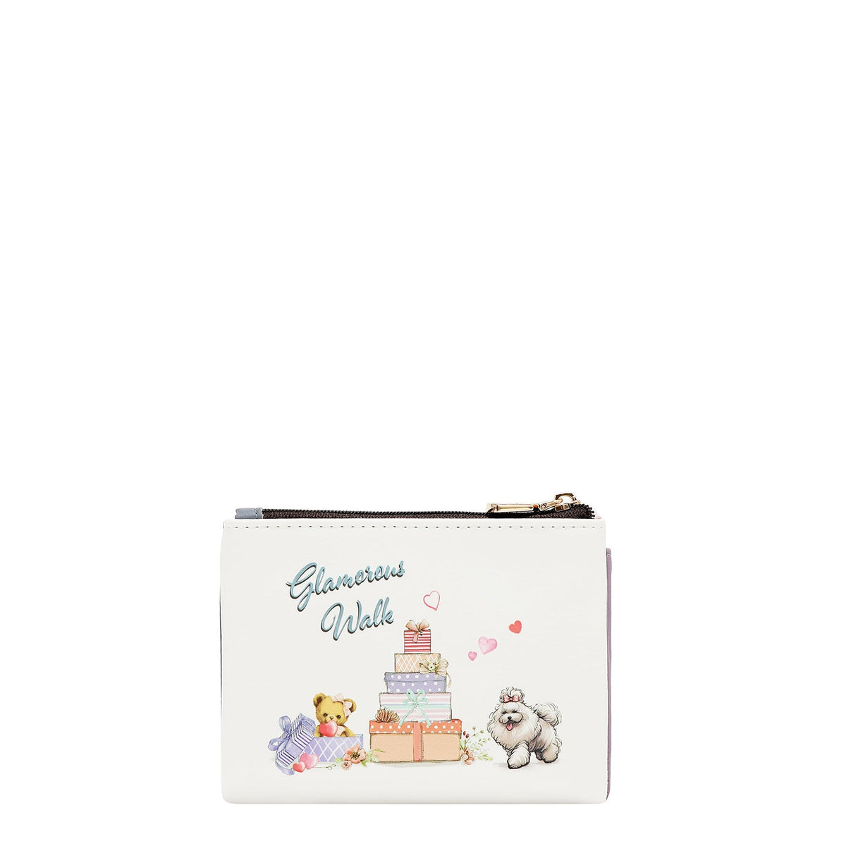 PORTAFOGLIO BUSTA (GLAMOROUS WALK-WHITE)