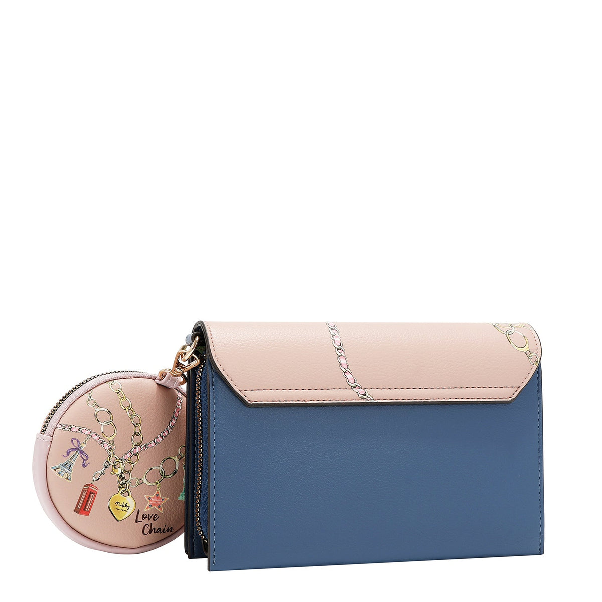 BORSA A TRACOLLA IN 2 PEZZI ( CATENA DELL'AMORE)