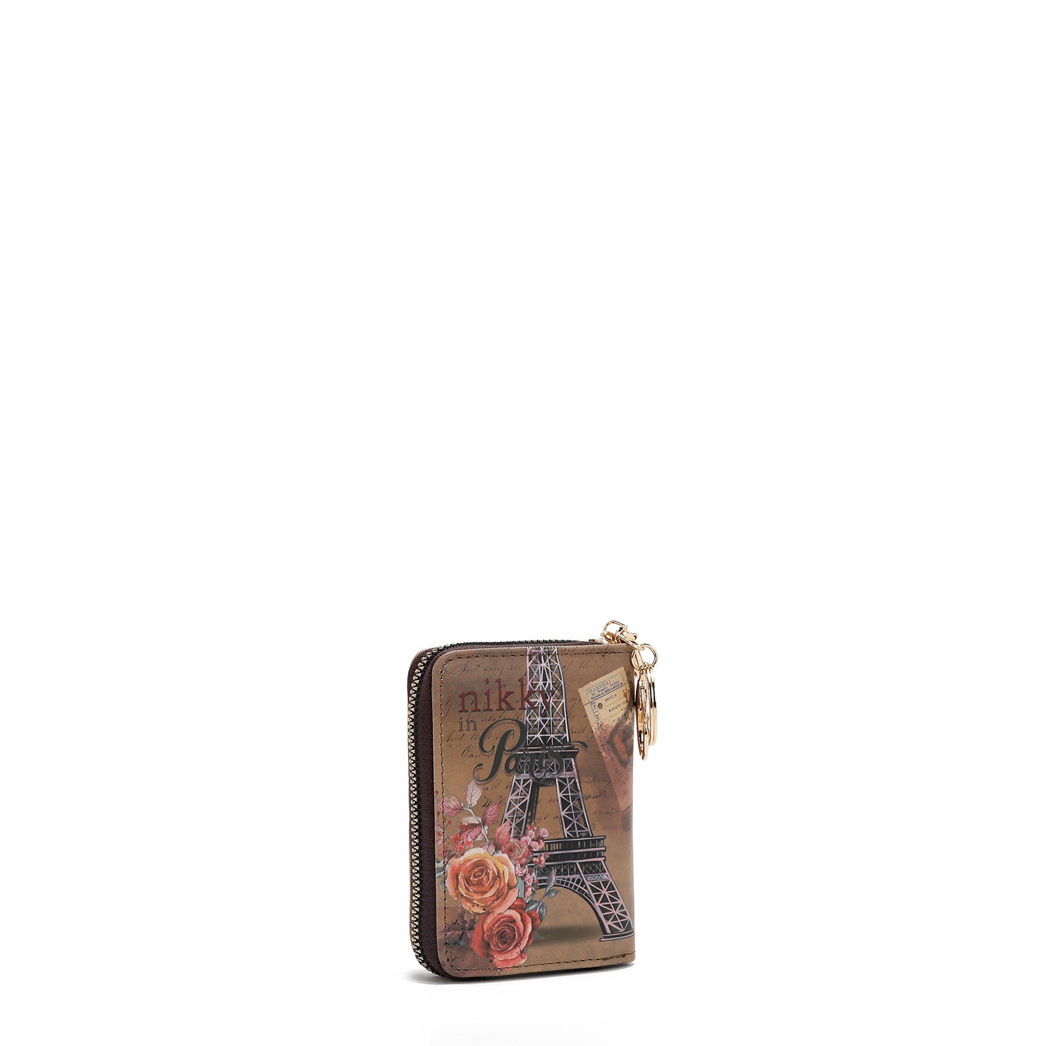 PORTA-CARTÃO COM ZÍPER TIPO ACORDEÃO (<tc>EMILY GOES PARIS</tc> )